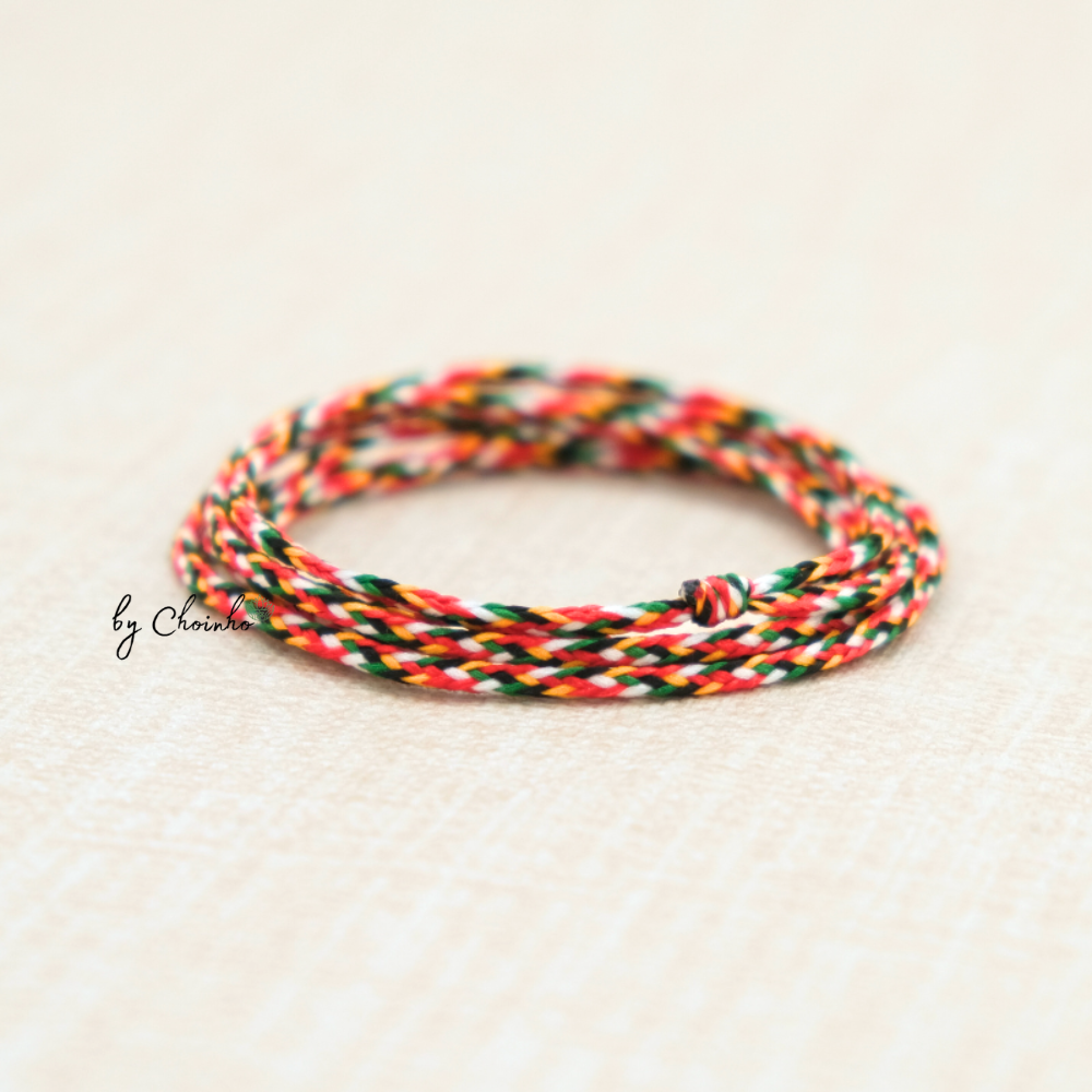 Vòng tay ngũ sắc Ấn Độ dây 3.0mm thắt 5 vòng- freesize nữ- Chồi Nhỏ 3 Vòng tay ngũ sắc Ấn Độ dây 3.0mm thắt 5 vòng- freesize nữ- Chồi Nhỏ - Ảnh 3