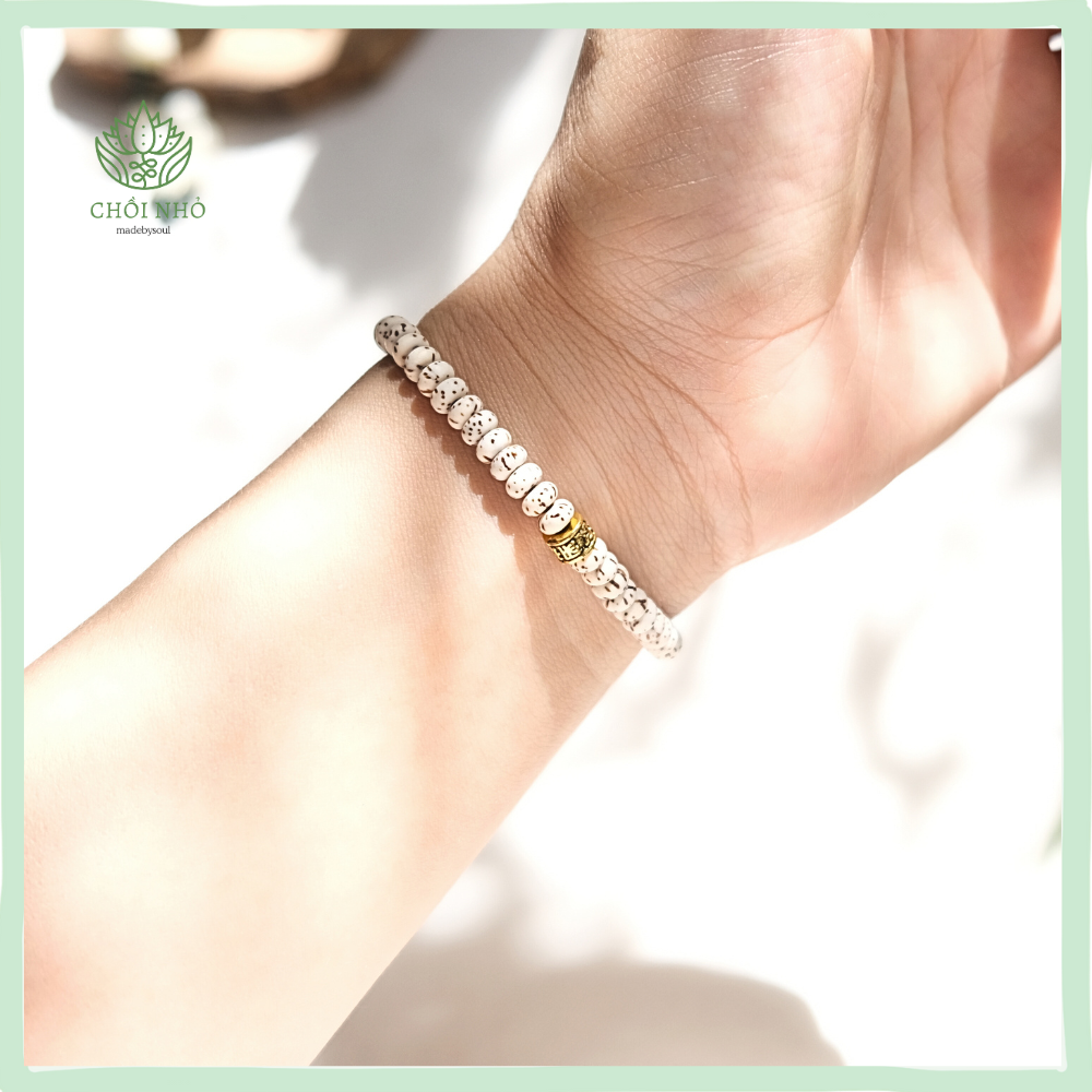 Vòng tay Bồ Đề tinh nguyệt 3x5mm charm Omani - Bình An | Chồi Nhỏ 4 Vòng tay Bồ Đề tinh nguyệt 3x5mm charm Omani - Bình An | Chồi Nhỏ - Ảnh 4