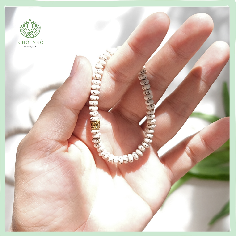 Vòng tay Bồ Đề tinh nguyệt 3x5mm charm Omani - Bình An | Chồi Nhỏ 3 Vòng tay Bồ Đề tinh nguyệt 3x5mm charm Omani - Bình An | Chồi Nhỏ - Ảnh 3