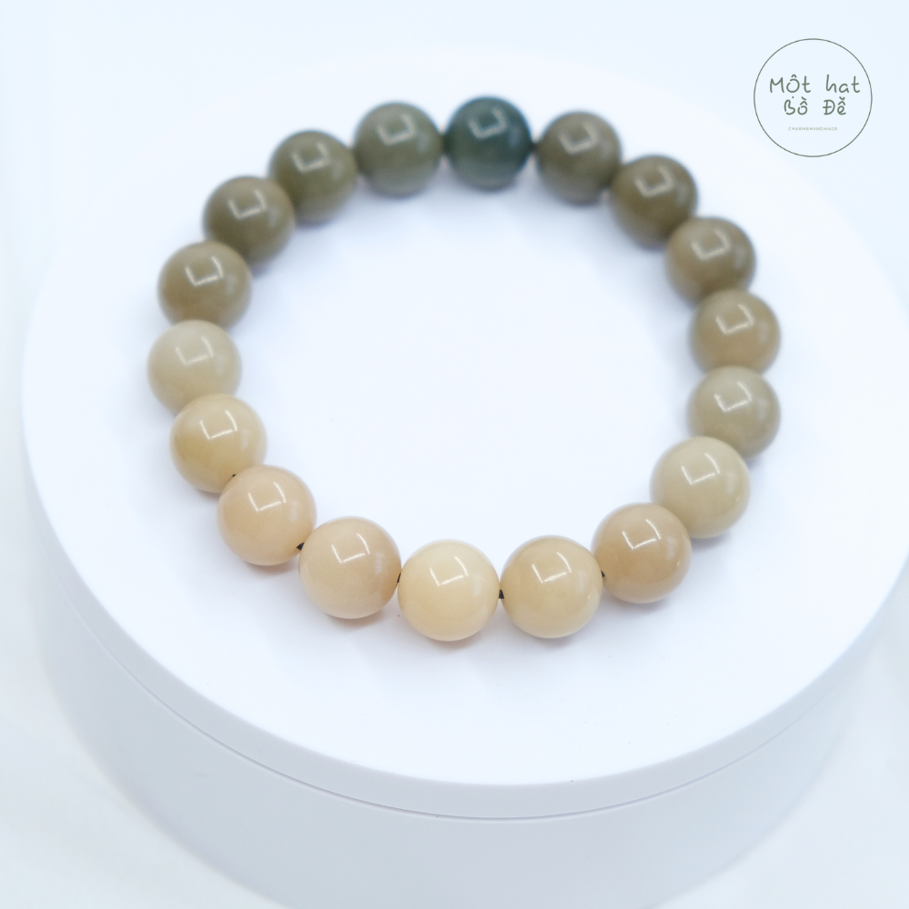 Vòng tay Bồ Đề ombre | hạt bồ đề tròn 12mm chuyển màu| freesize | Chồi Nhỏ 2 Vòng tay Bồ Đề ombre | hạt bồ đề tròn 12mm chuyển màu| freesize | Chồi Nhỏ - Ảnh 2