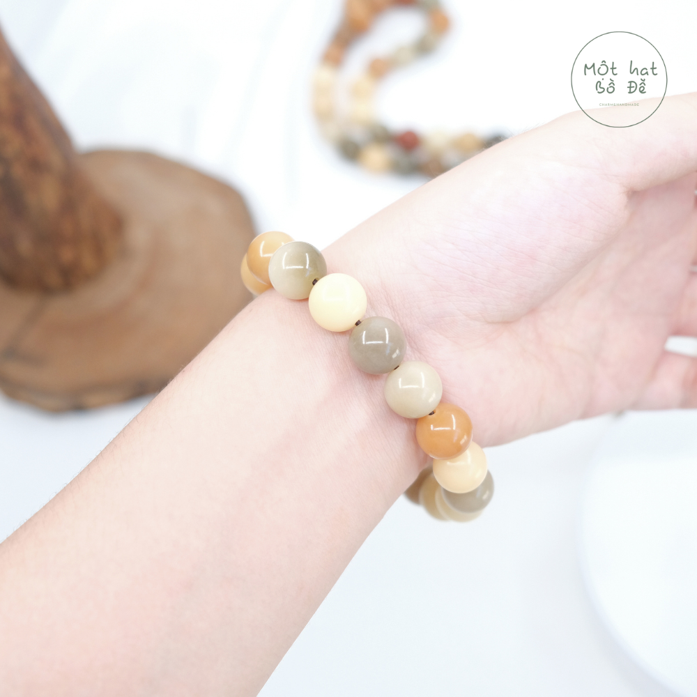 Vòng tay Bồ Đề ombre | hạt bồ đề tròn 12mm chuyển màu| freesize | Chồi Nhỏ 10 Vòng tay Bồ Đề ombre | hạt bồ đề tròn 12mm chuyển màu| freesize | Chồi Nhỏ - Ảnh 10