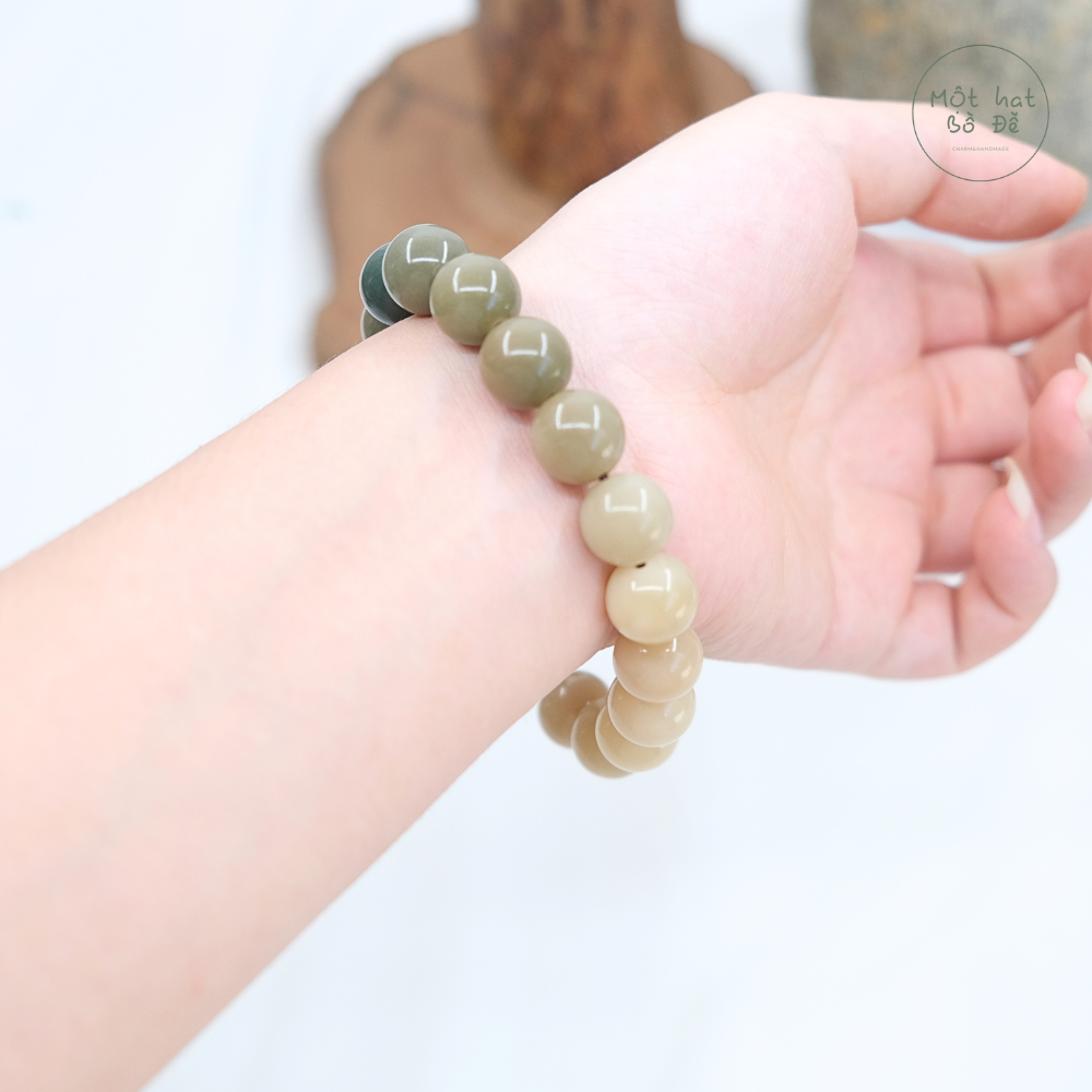 Vòng tay Bồ Đề ombre | hạt bồ đề tròn 12mm chuyển màu| freesize | Chồi Nhỏ 3 Vòng tay Bồ Đề ombre | hạt bồ đề tròn 12mm chuyển màu| freesize | Chồi Nhỏ - Ảnh 3