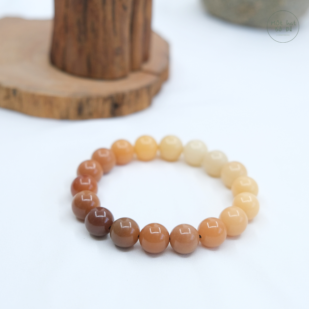 Vòng tay Bồ Đề ombre | hạt bồ đề tròn 12mm chuyển màu| freesize | Chồi Nhỏ 4 Vòng tay Bồ Đề ombre | hạt bồ đề tròn 12mm chuyển màu| freesize | Chồi Nhỏ - Ảnh 4